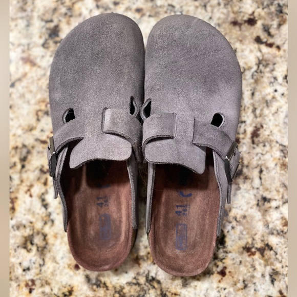 Birkenstock Boston Suede Clog Size 41 L10 M8 - US Women sz 10–10.5 Men sz 8-8.5 - Picture 1 of 10